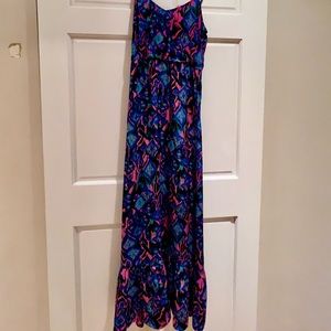 Twelfth Street by Cynthia Vincent 100% Silk Maxi Dress